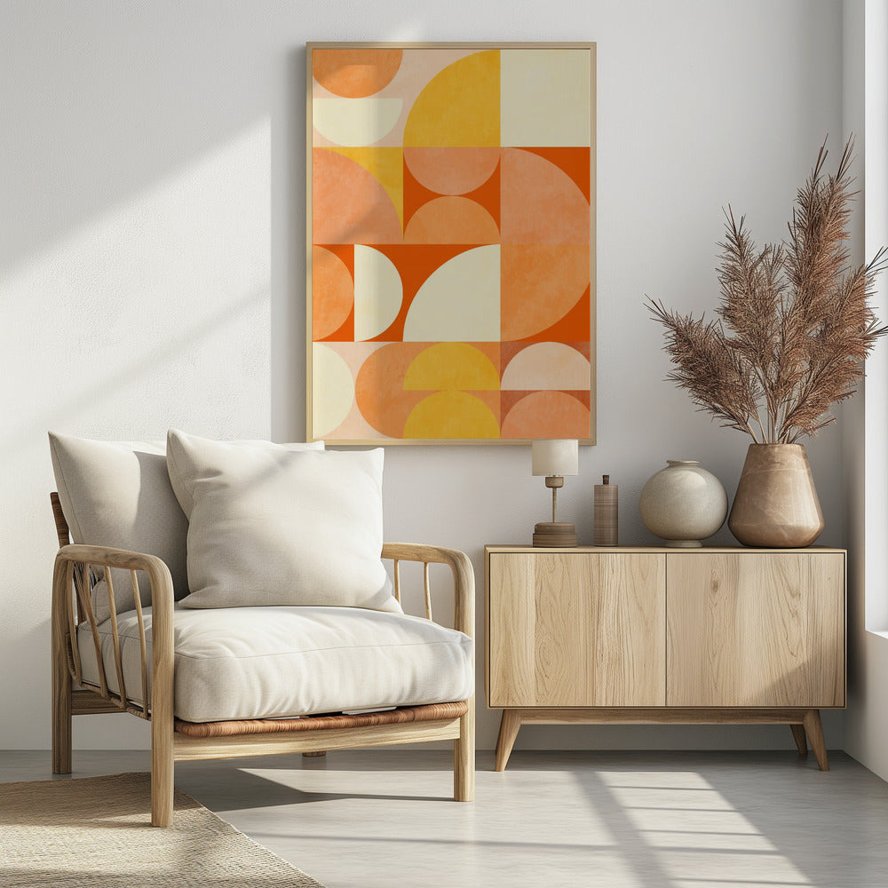 Lente Mid Rhapsody Oranje 3 | Poster