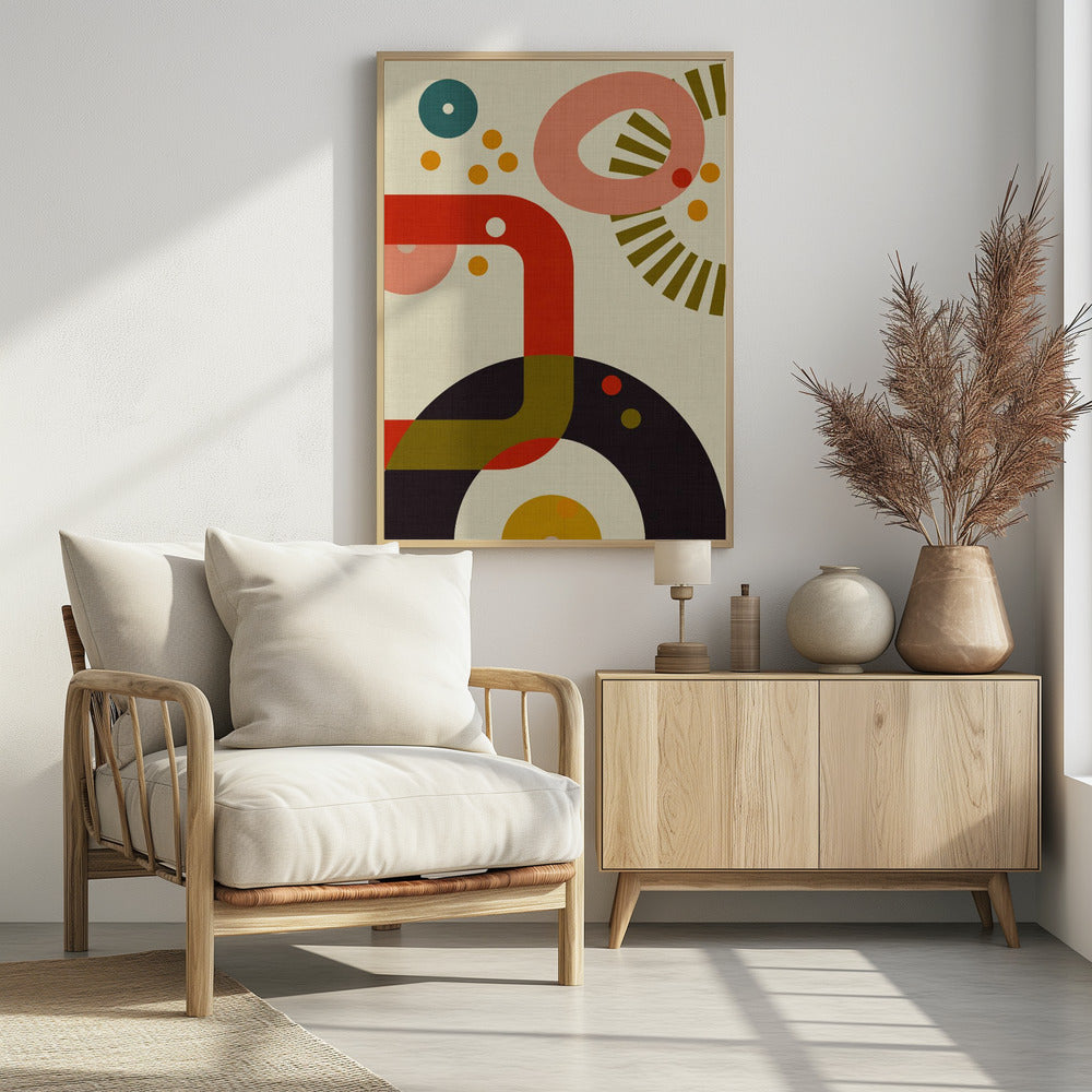 Mid Century Cirque 3 | Poster