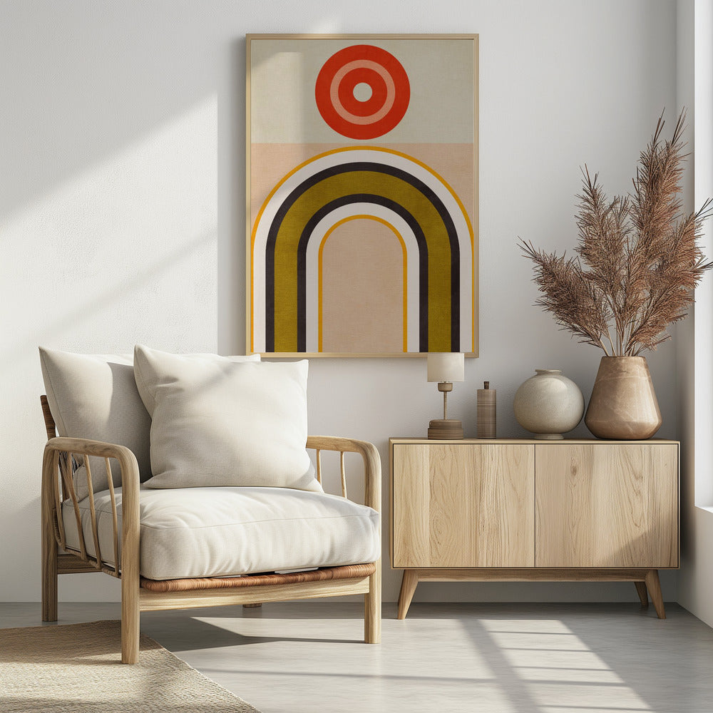 Regenboog Zonnen 9 | Poster