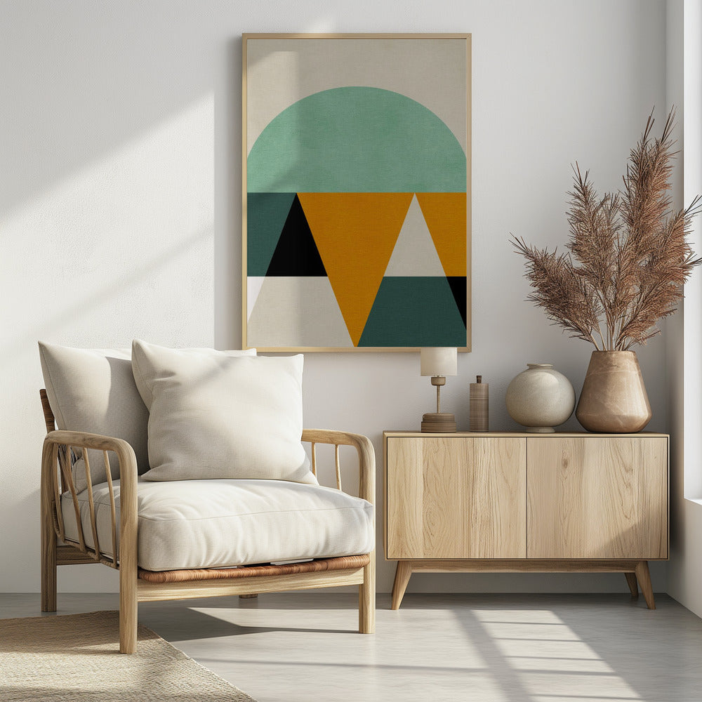 Regenboog Plus Vormen4 | Poster