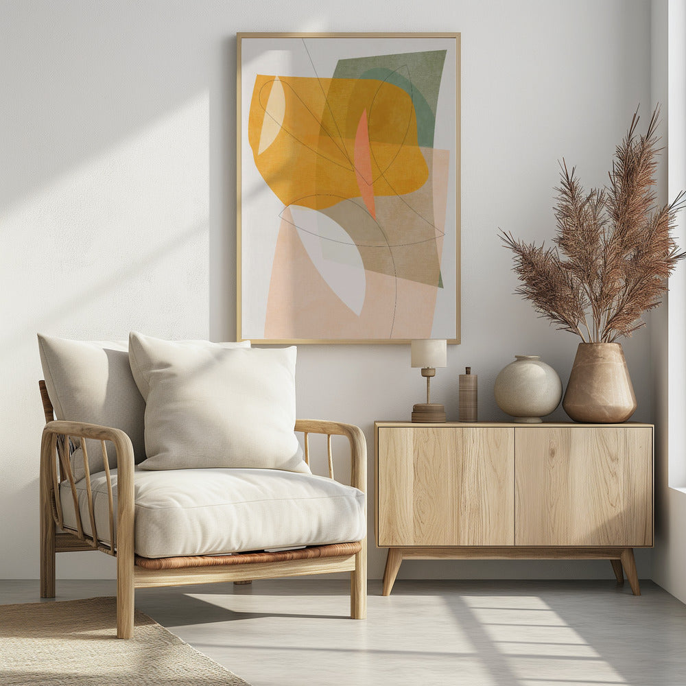 Natuurvriendelijke Terracotta 5 Aquarel Kopie | Poster