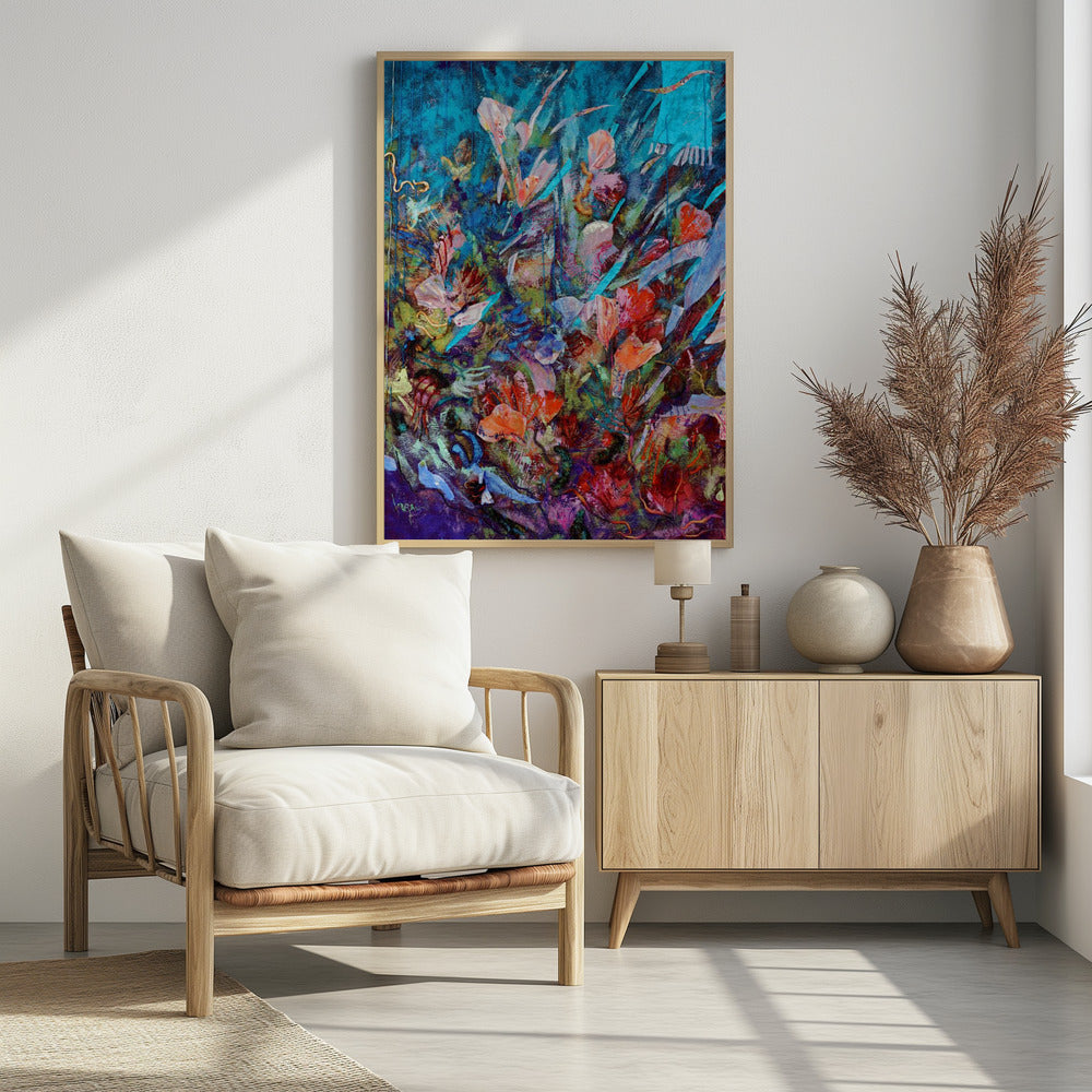 Een explosie van bloeiend licht | Poster