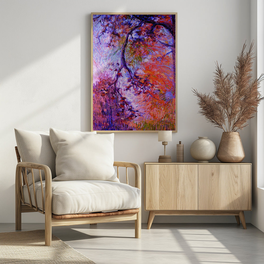 Herfsttakken vlammen | Poster