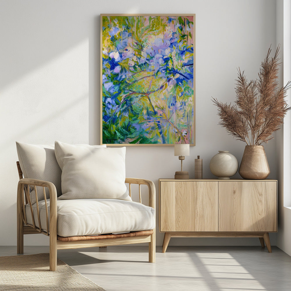 Levendige kleuren en delicate bloemblaadjes | Poster