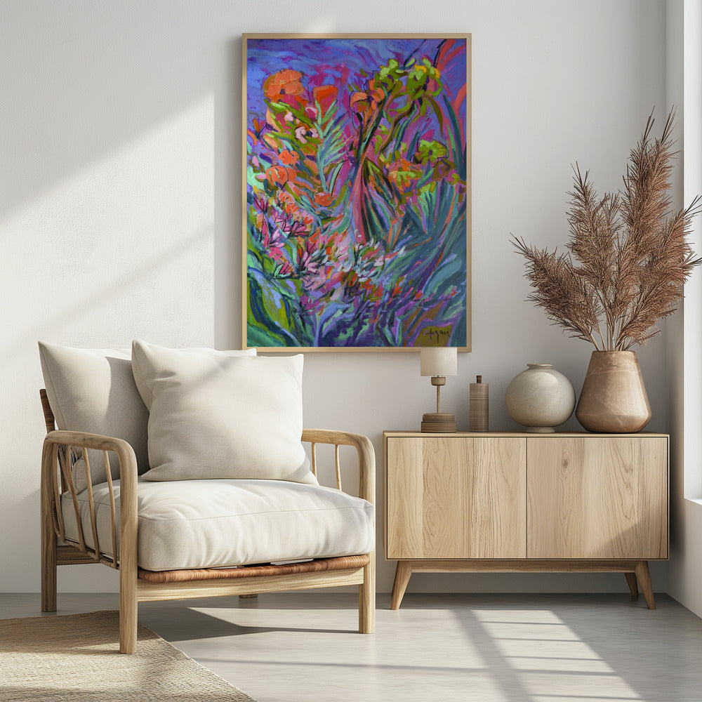 Een explosie van bloeiend licht | Poster