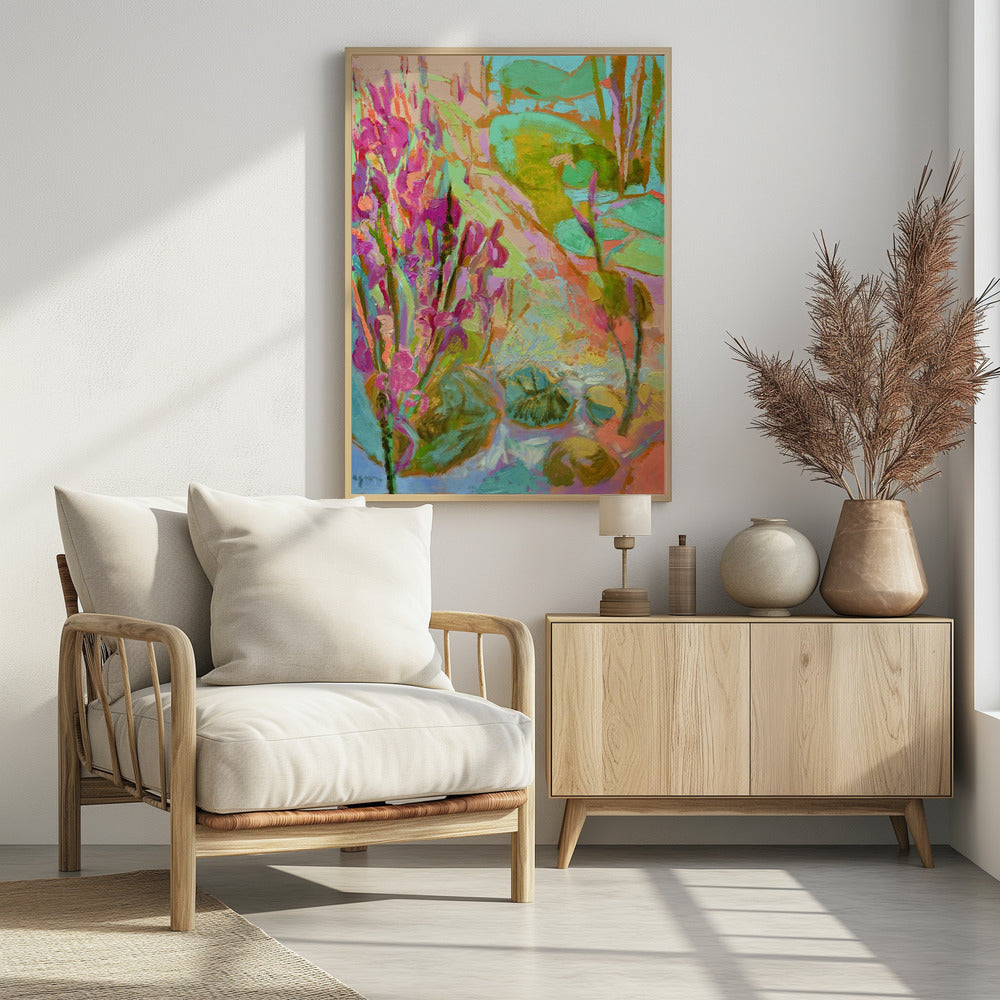 Levendige lentetuin | Poster