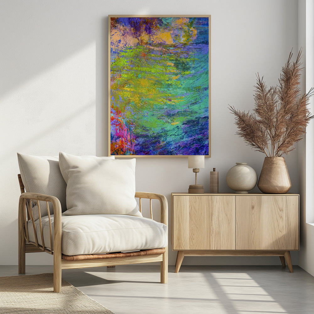 Een explosie van bloeiend licht | Poster