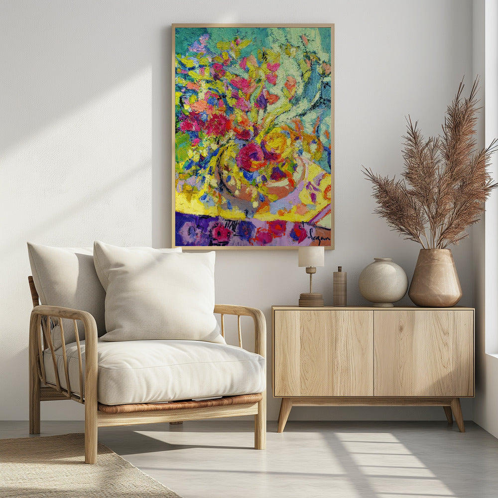 Stralende bloemenharmonie | Poster
