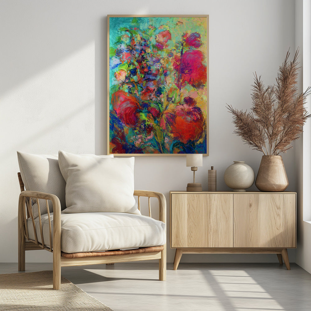 Levendige bloemendroom | Poster