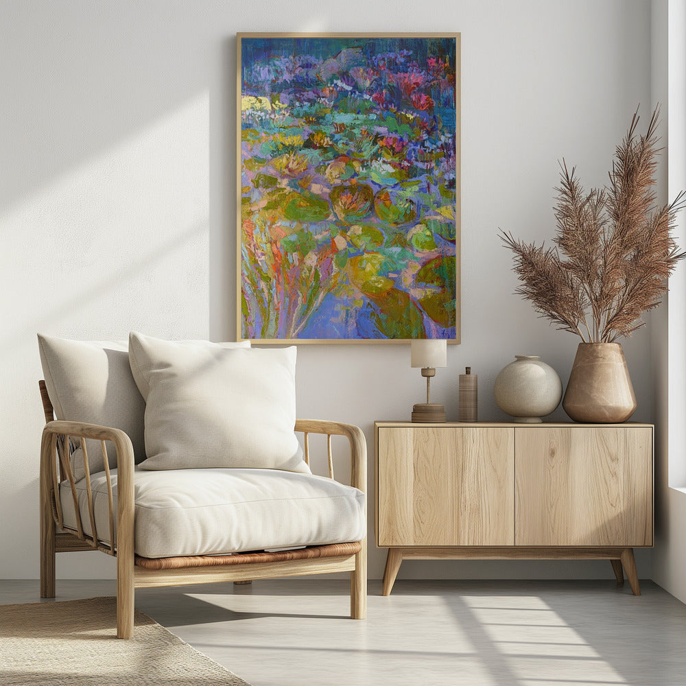 Weelderige waterlelies | Poster