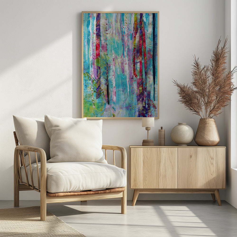 Grillige bossen | Poster