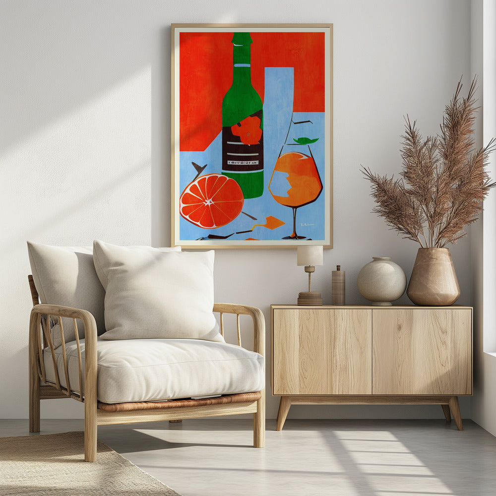 Zonnige picknick in het park | Poster