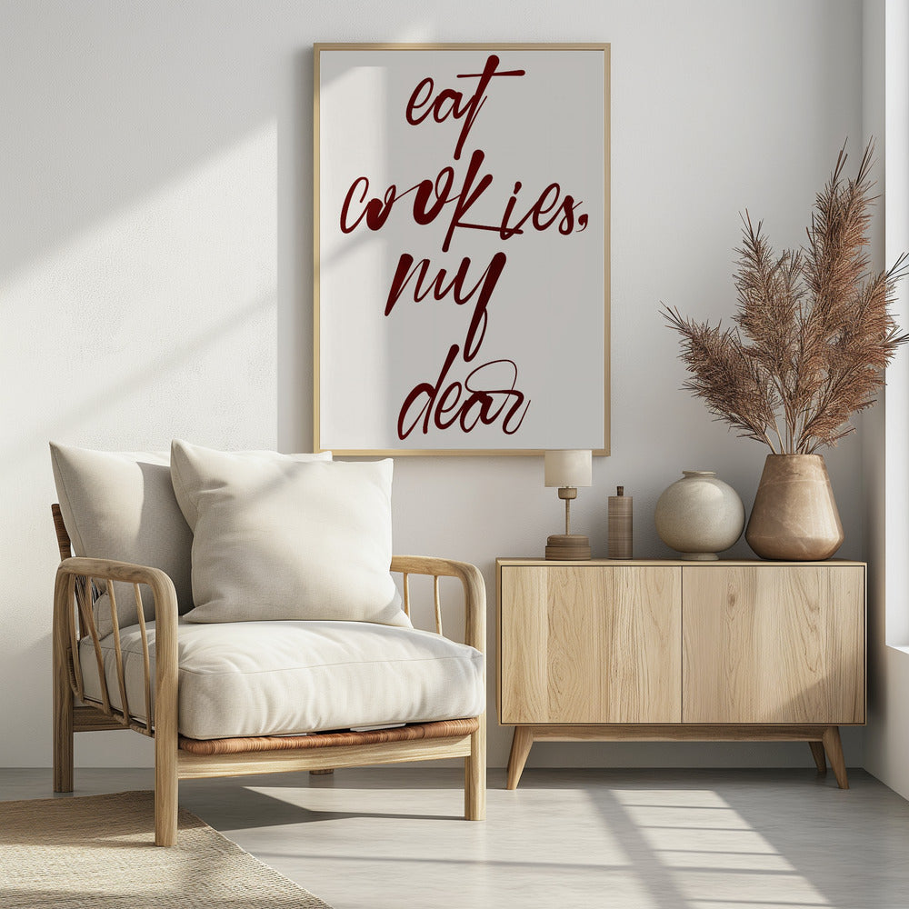 Eat Cookies, My Dear | Poster