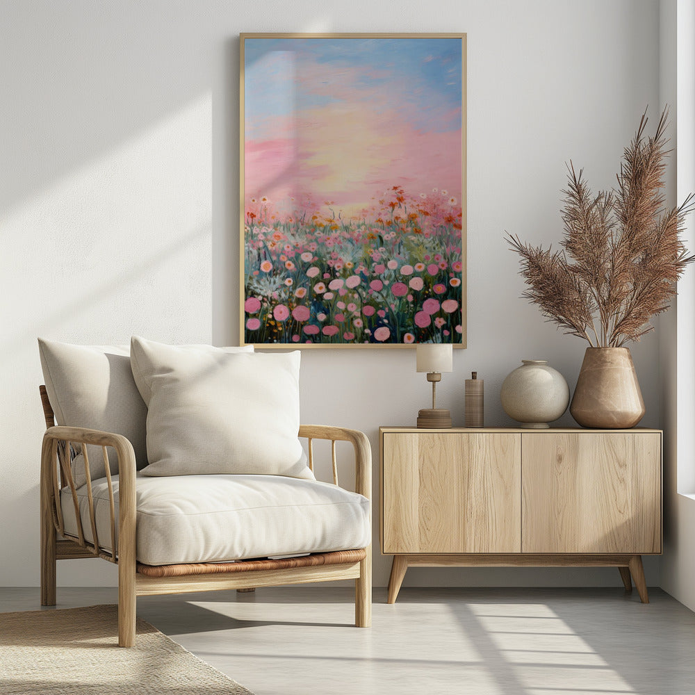 Bloesems in de schemering | Poster