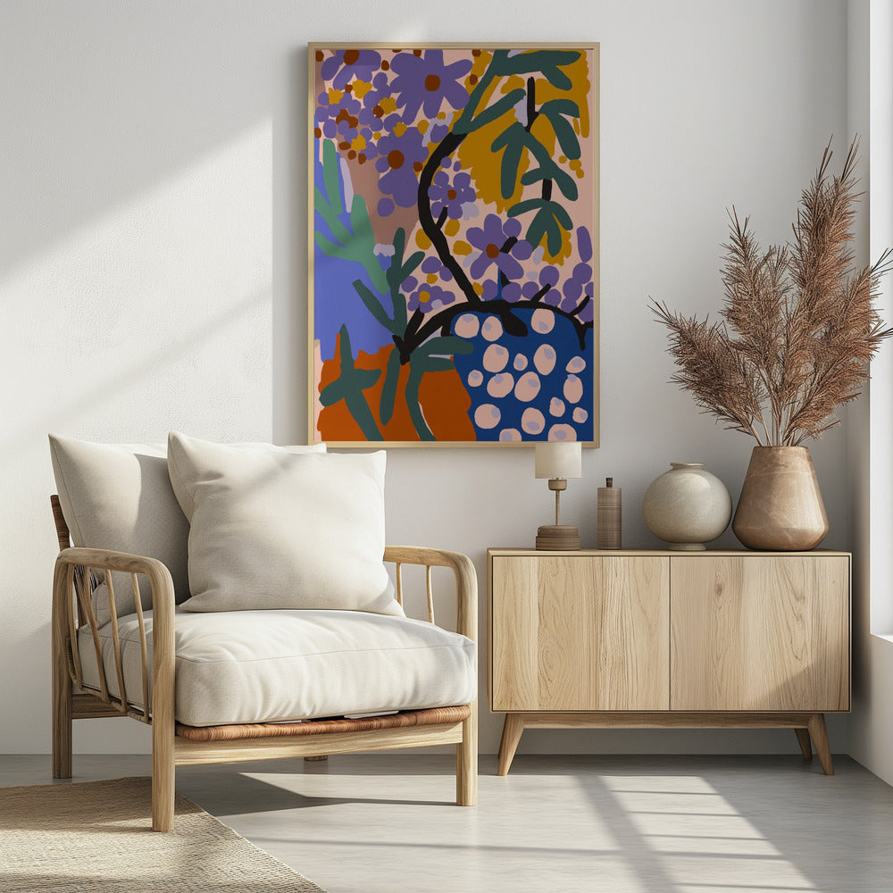 Levendige flora-uitbarsting | Poster