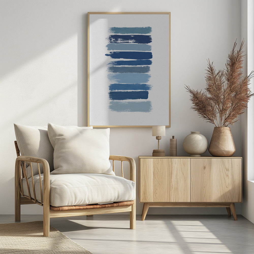 Ombre Blauw | Poster