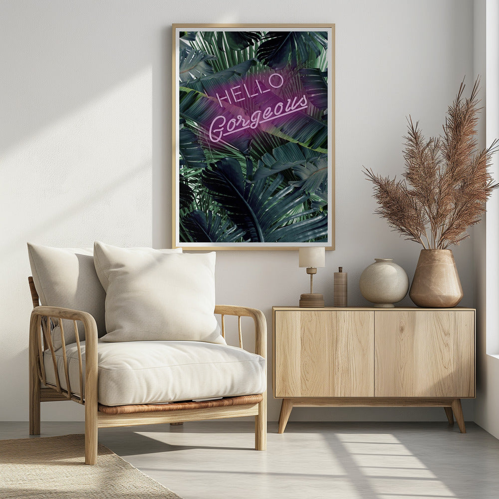 Neon Jungle Groet | Poster