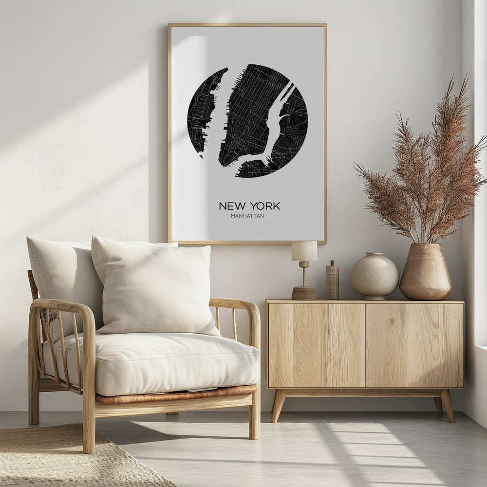 Circulair stadsgezicht | Poster