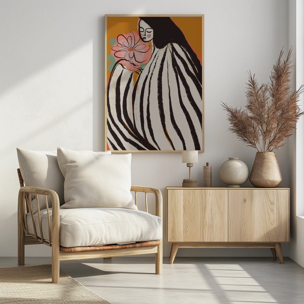 Gestreepte sereniteit | Poster