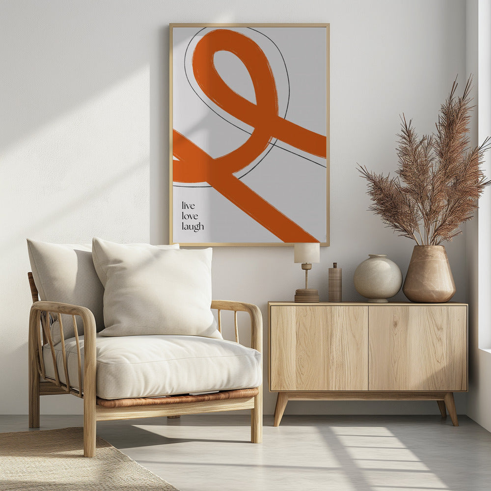 Lofe, love, laugh | Poster