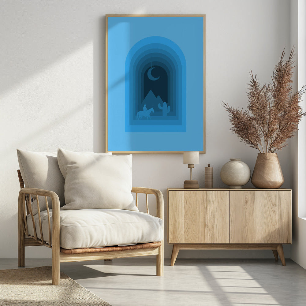 Woestijnmaanreis | Poster