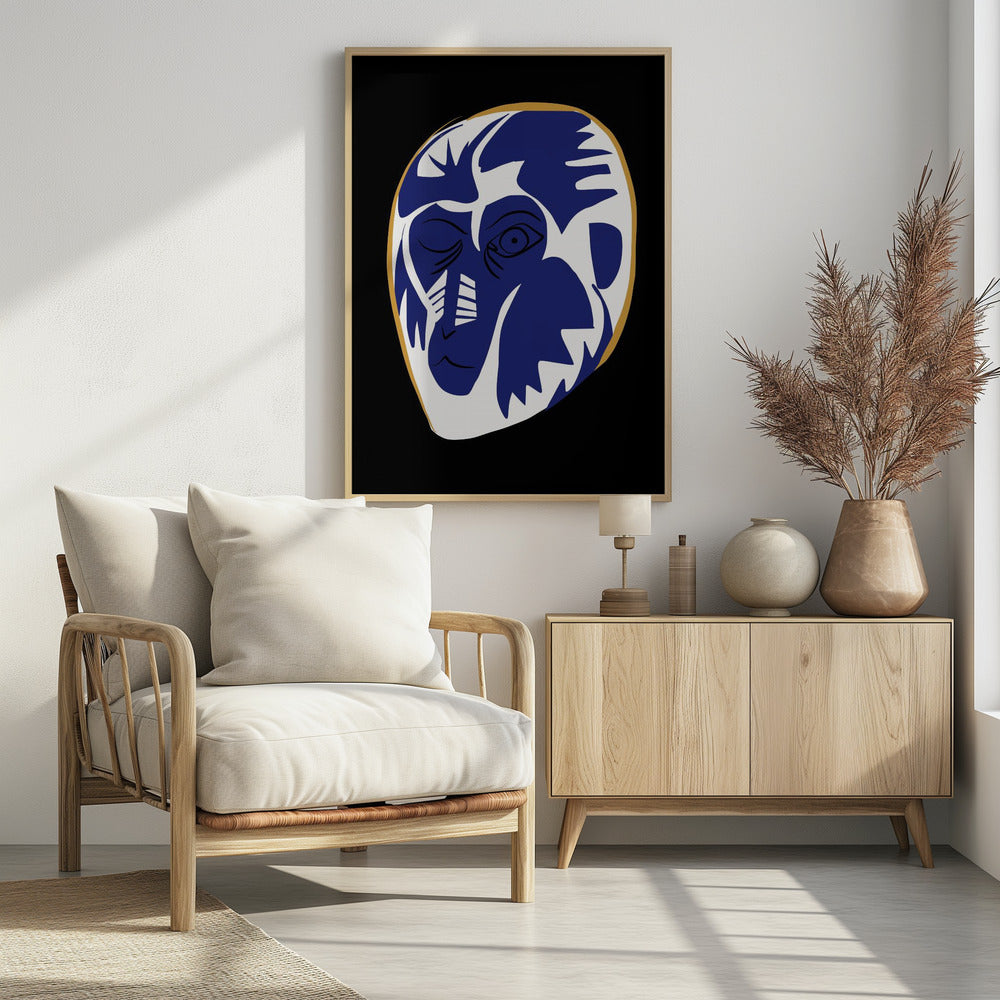 Abstracte maskerillusie | Poster