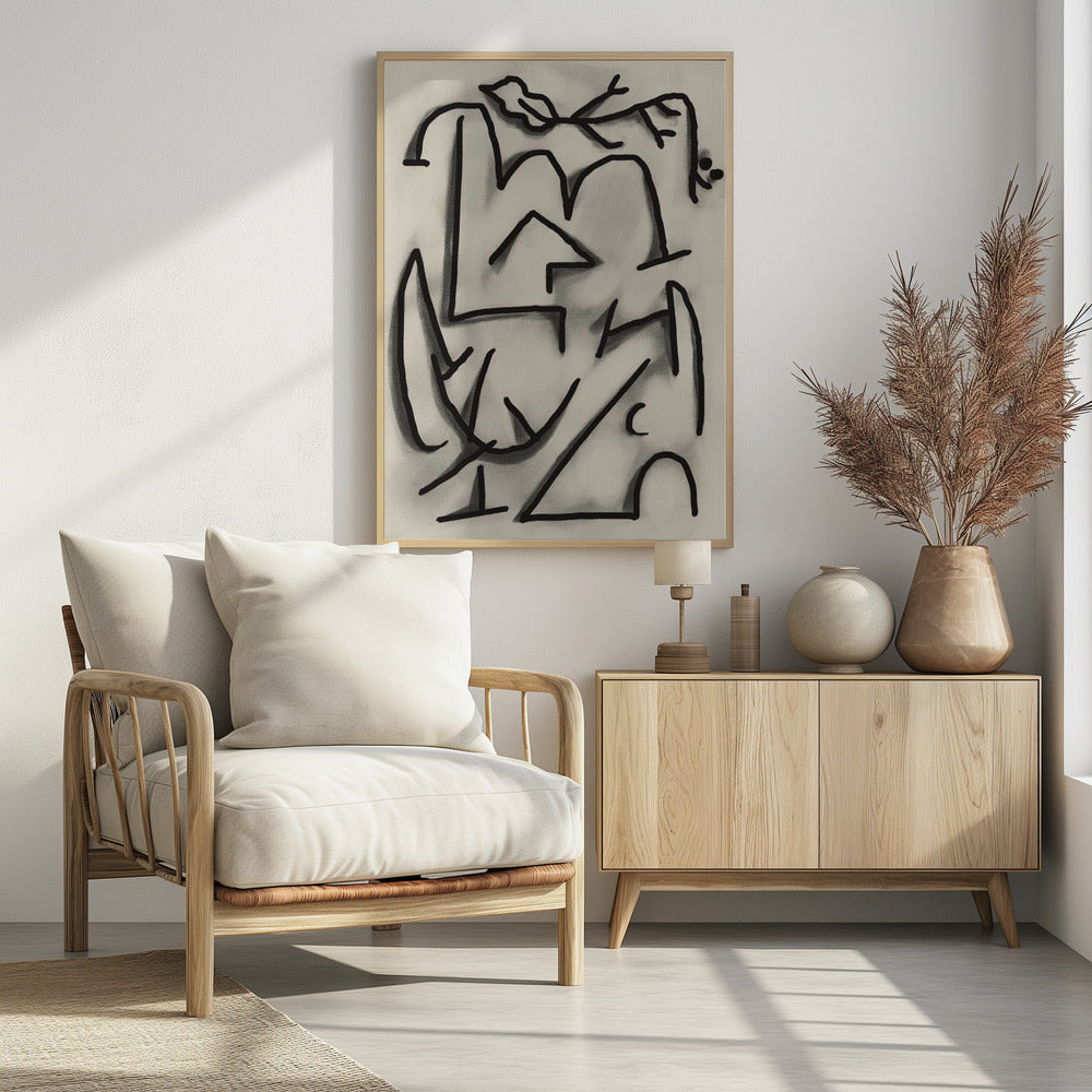 Abstract lijnenspel | Poster