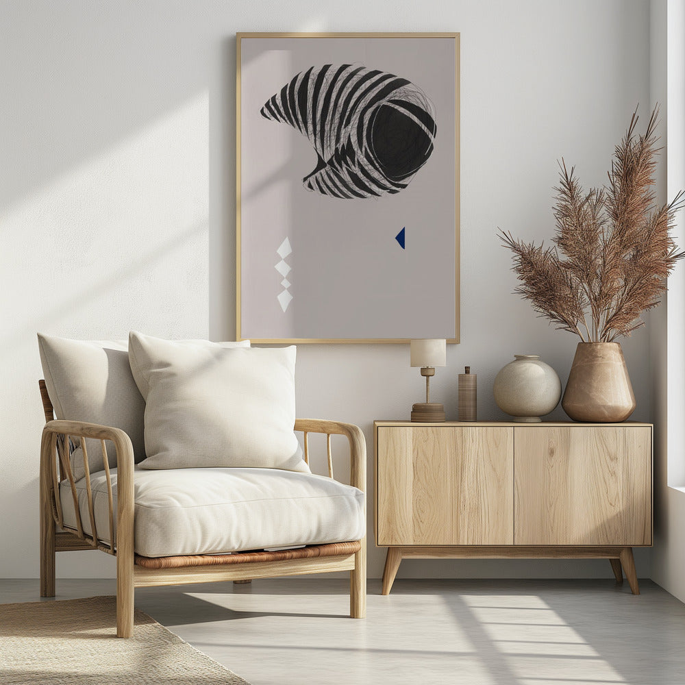 Abstracte strepen | Poster