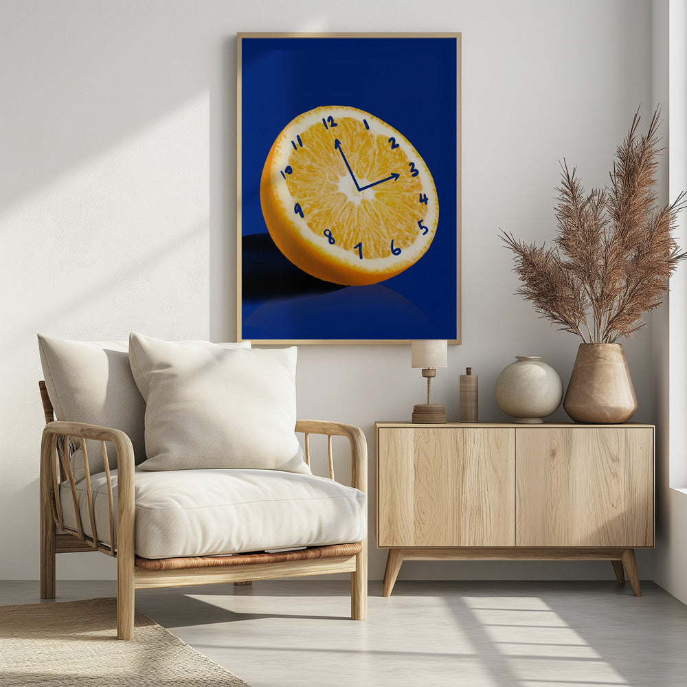 Citrus horloge | Poster