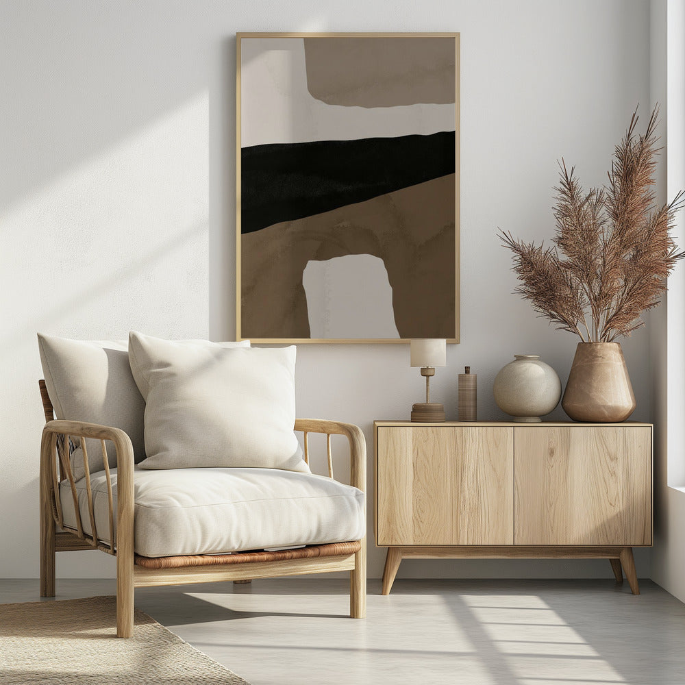Aardse abstracties | Poster