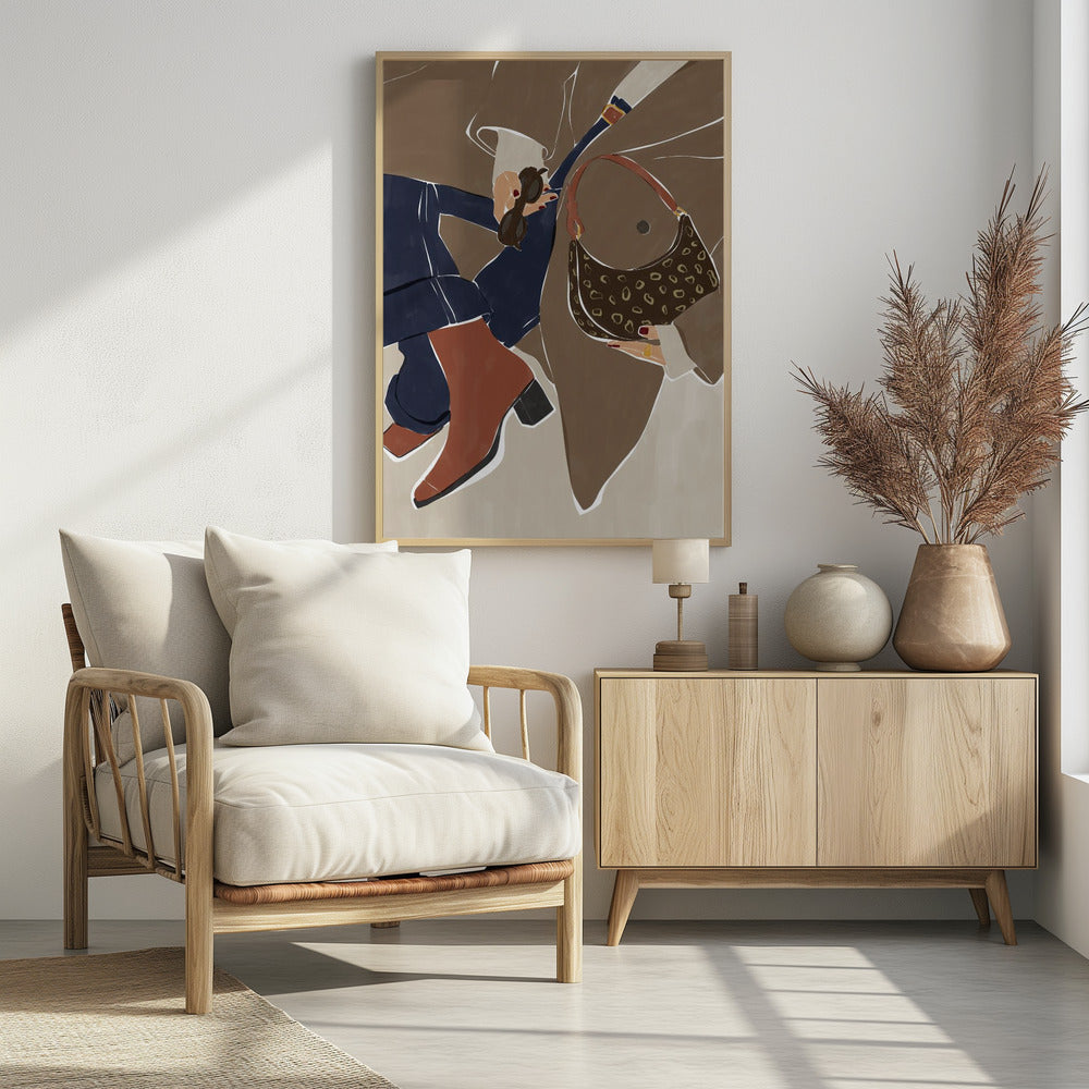 Fall Fashion Vibes Art Print By Ivy Green Illustrations | Poster