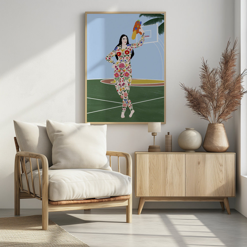Een jonge dochter van de Hood | Poster