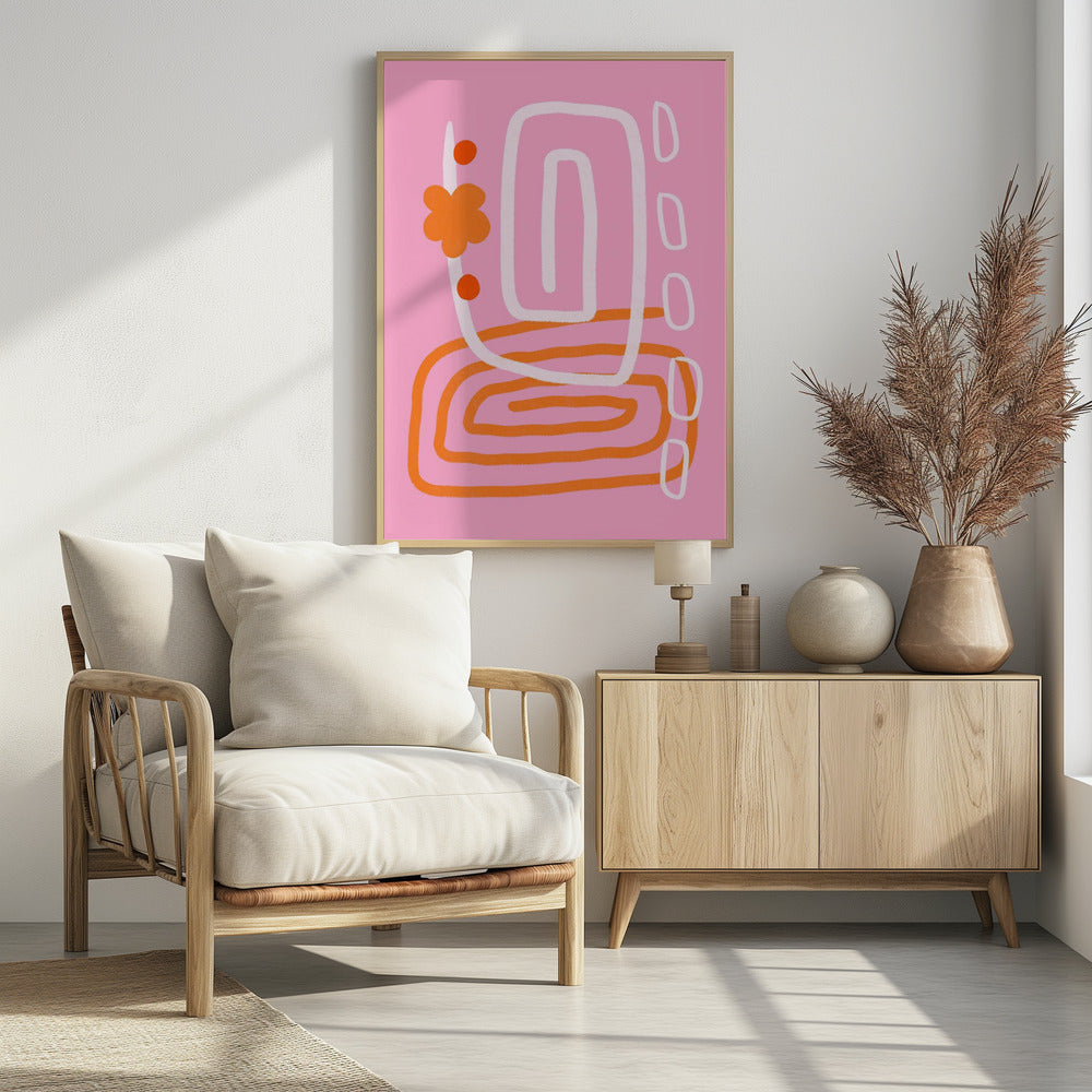 Spiral Bloomscape | Poster