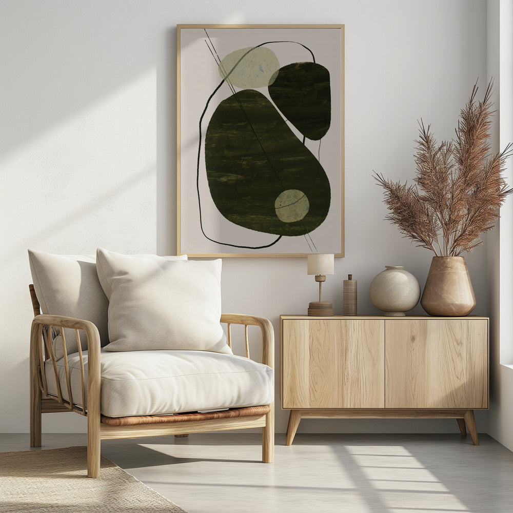 Aardse abstractie | Poster