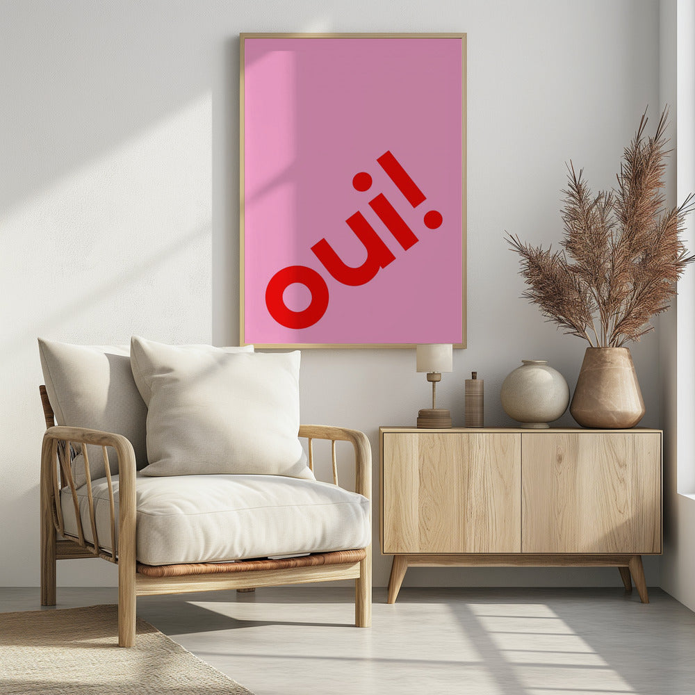 Ja in vette letters | Poster