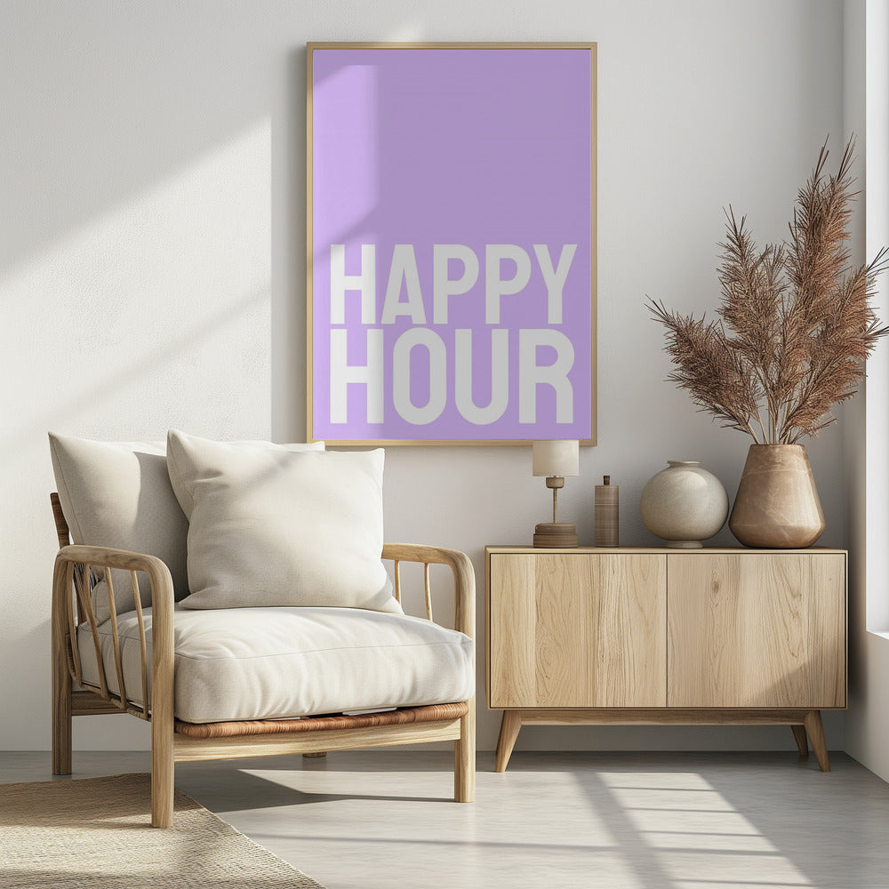 Cheerful Lavender Vibes | Poster