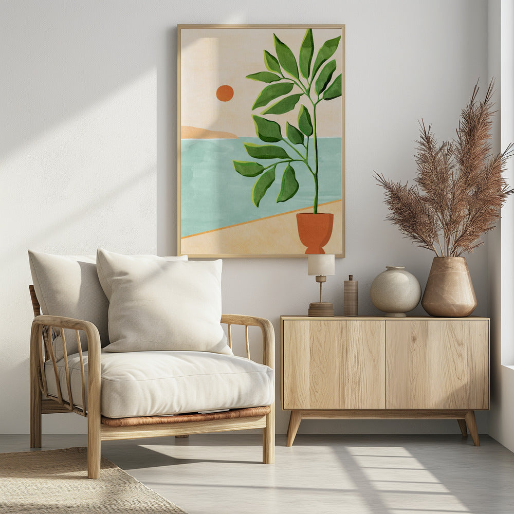 Ontsnap naar de kust | Poster