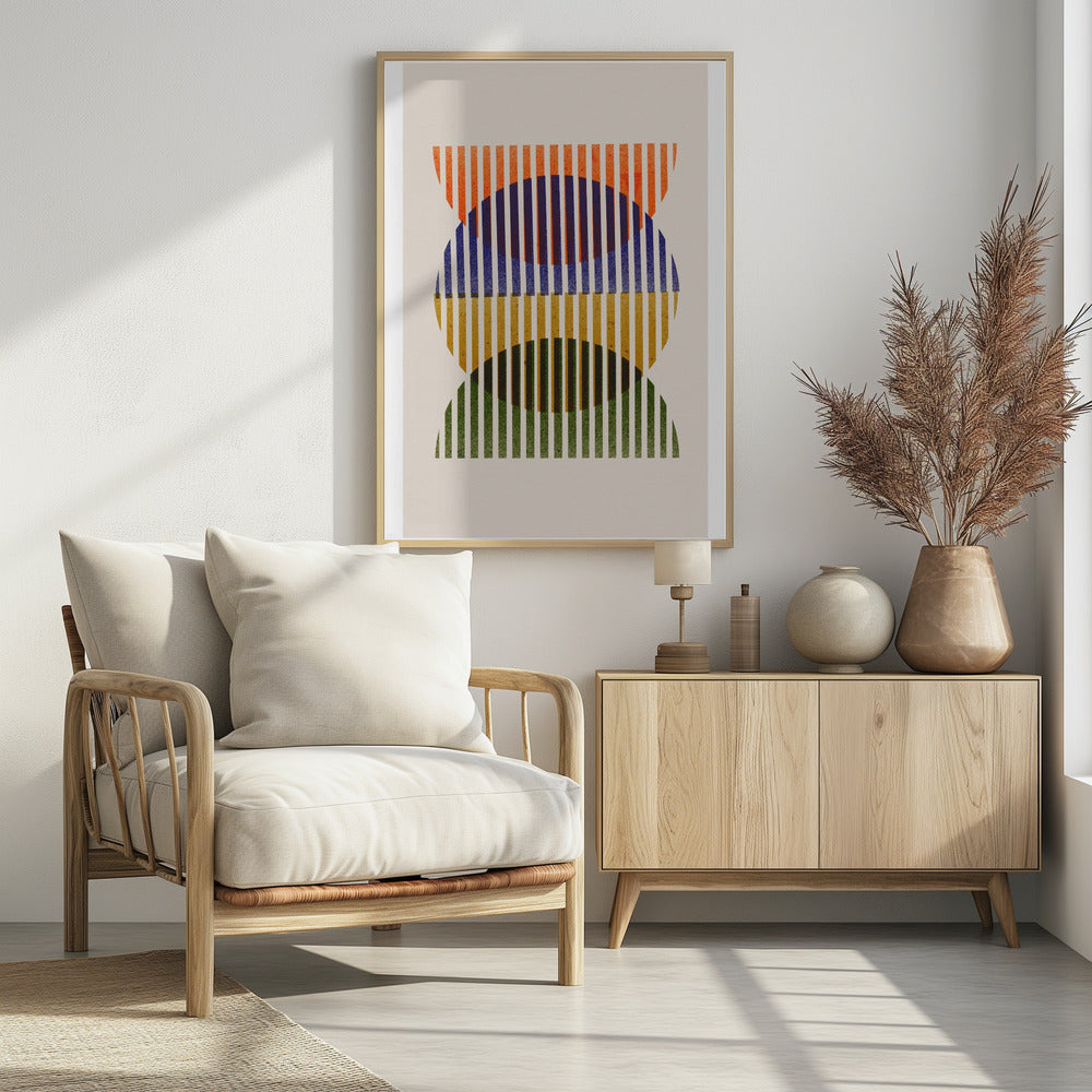 Gestreept Spectrum | Poster