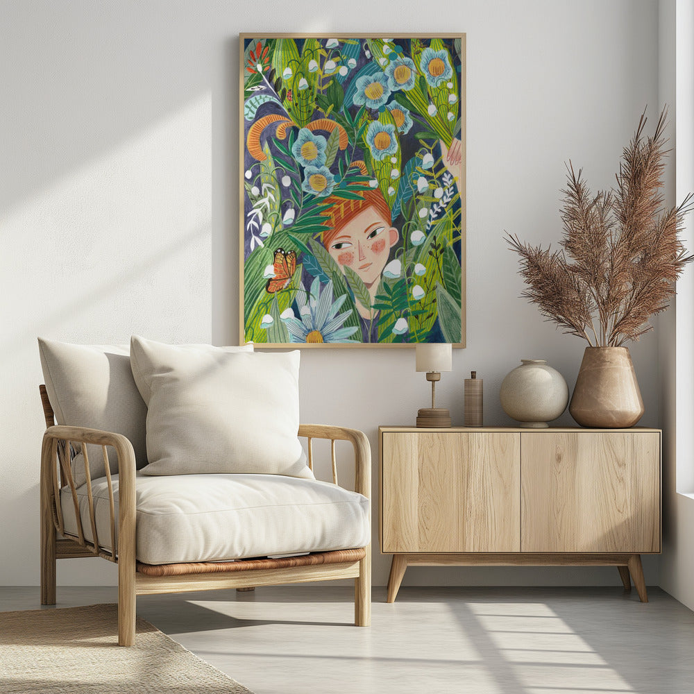 Woman in nature | Poster