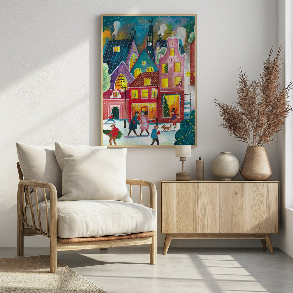 Kerstmis in Amsterdam | Poster