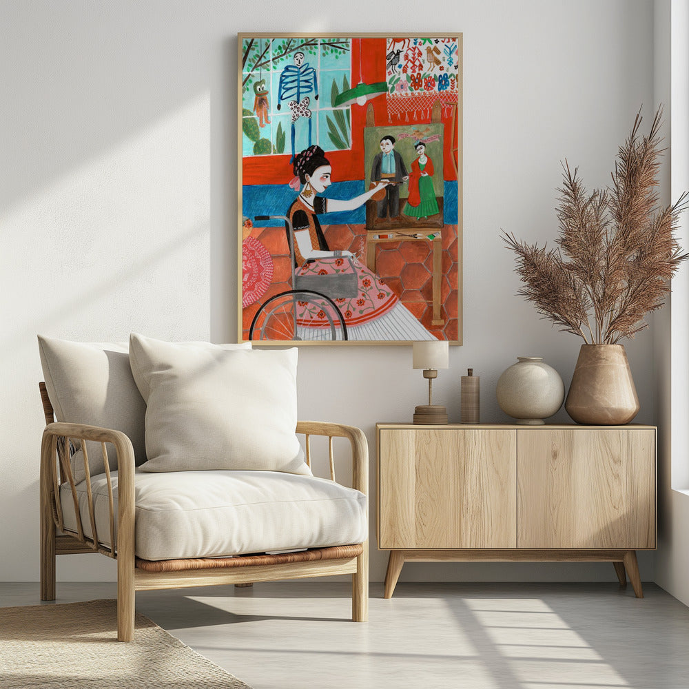 Frida in the blue house | Poster