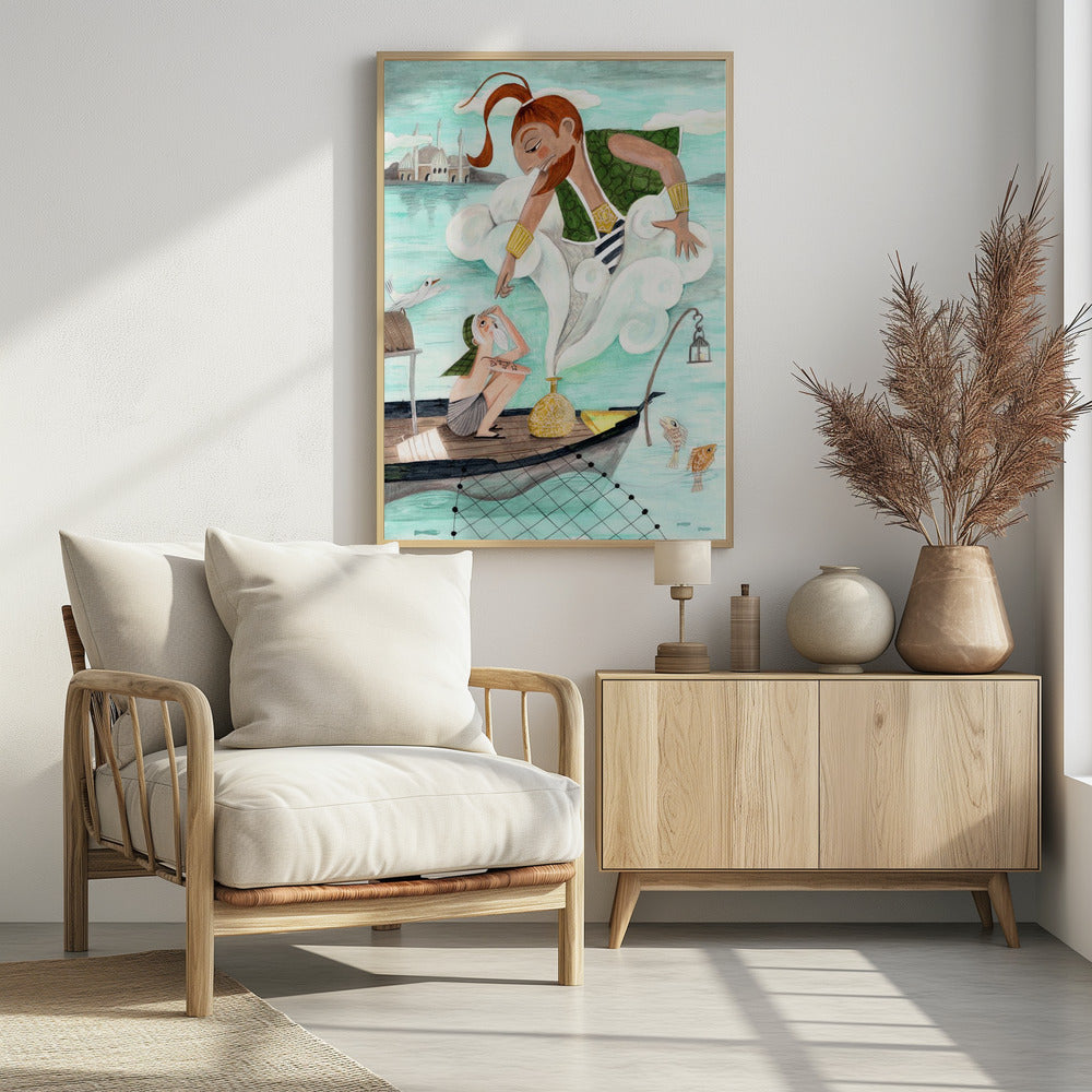 The Fisherman and the Jinni | Poster