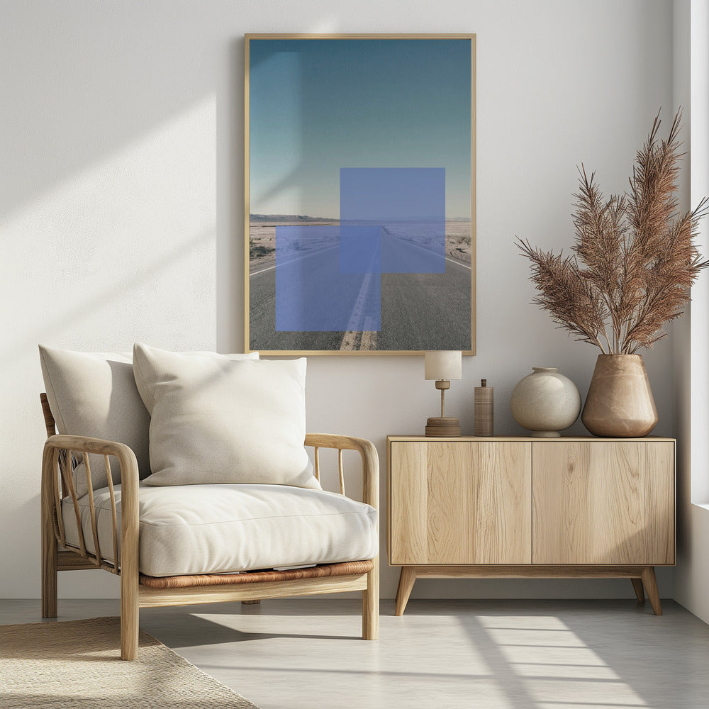 Woestijn Horizon Blokken | Poster