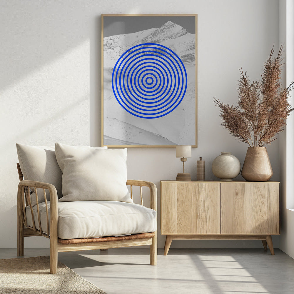 Blauwe Echoes | Poster