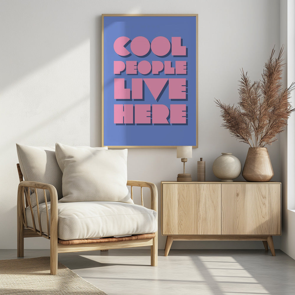 Alleen maar chille vibes | Poster