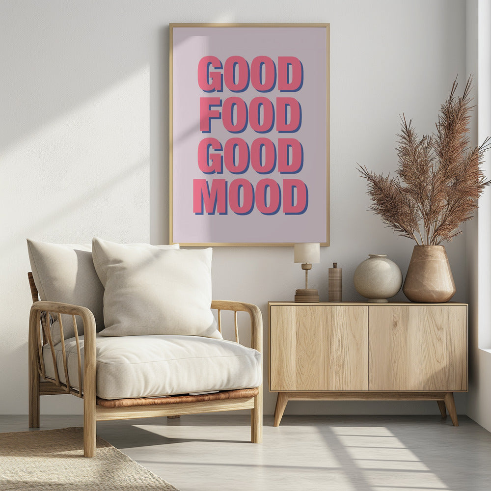 Positieve Vibes Maaltijd | Poster
