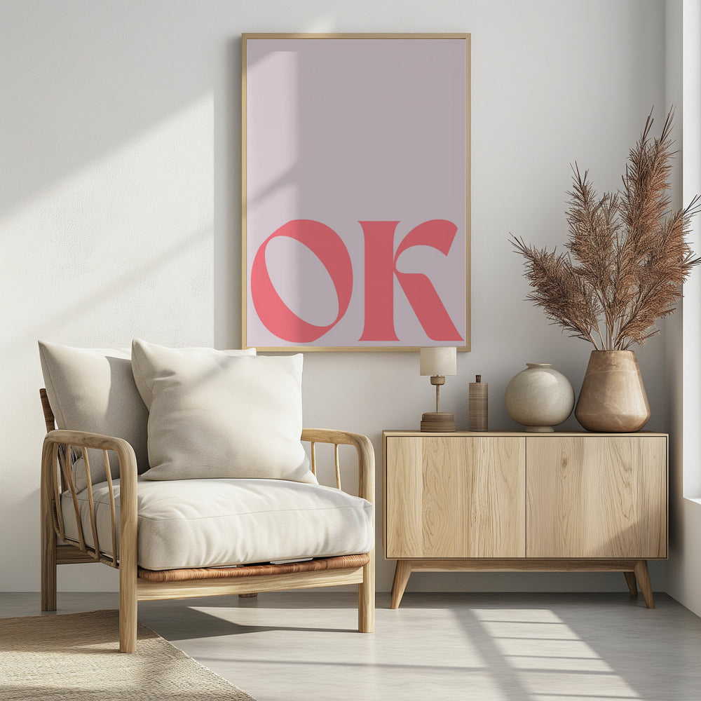 Gedurfd roze | Poster
