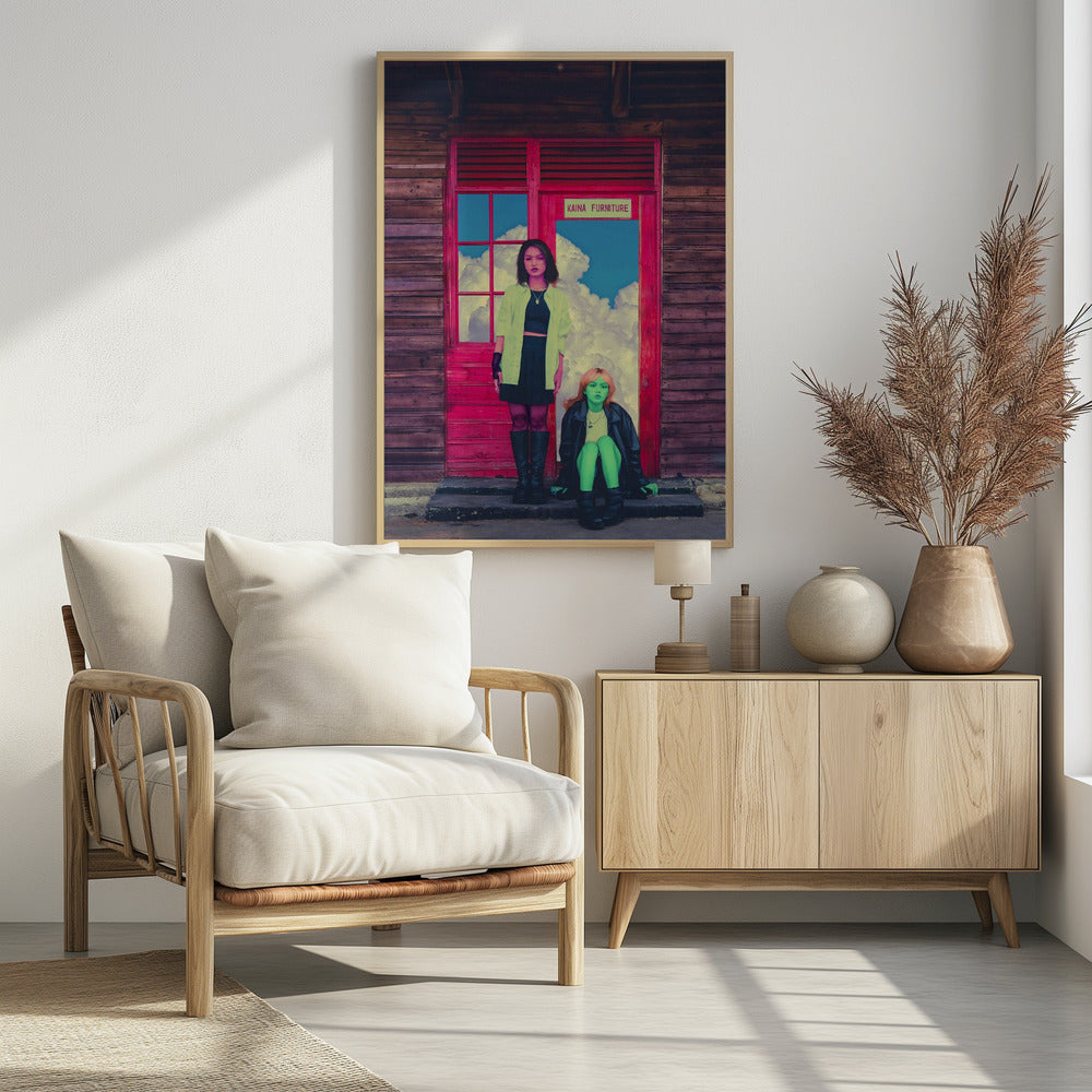 Pink & Green | Poster