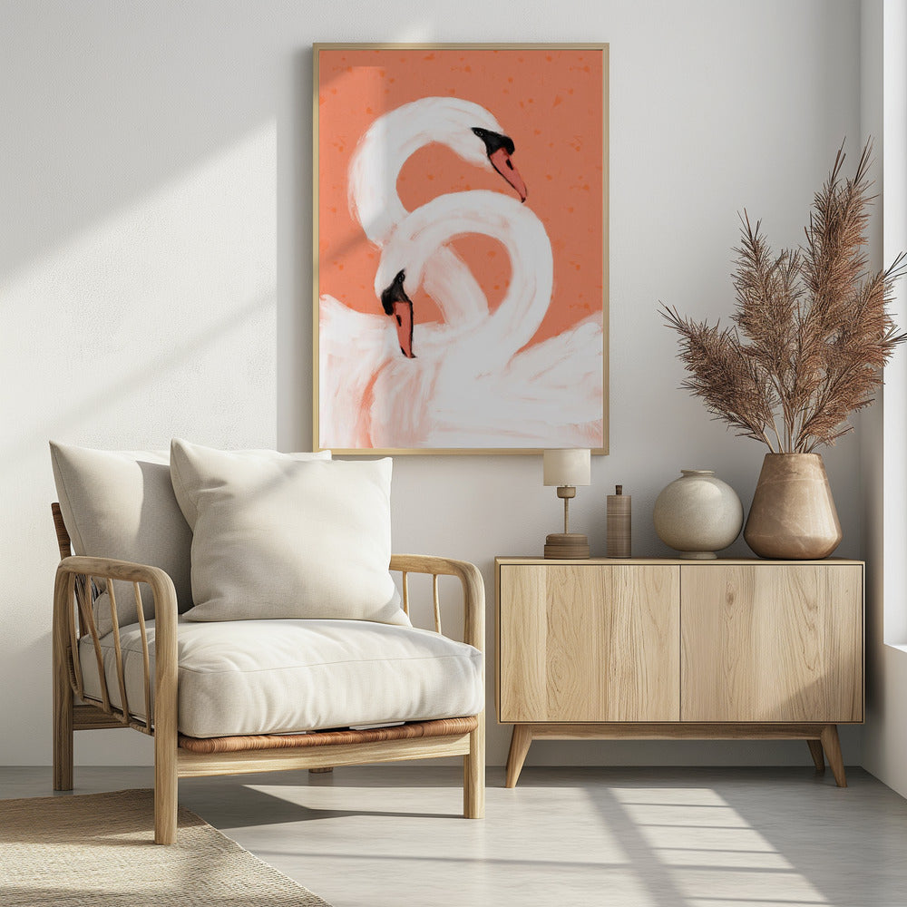 Sierlijke zwanen | Poster