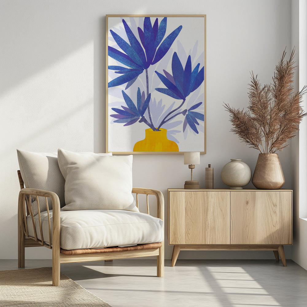Indigo Bloemen | Poster